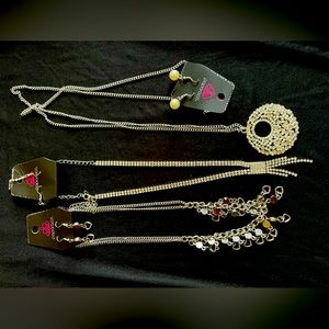 NWT!!! Paparazzi 3 earring and Necklace sets
